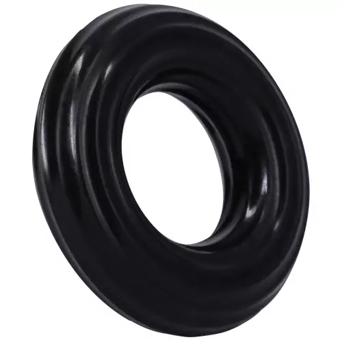 Cockring The Ribbed Donut 28 mm Schwarz – 3/6