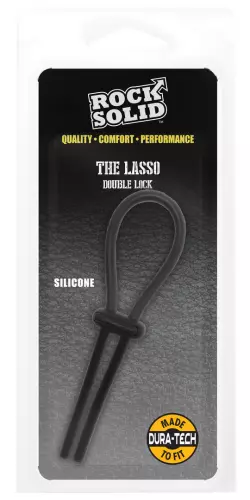 Cockring Lasso Double Schwarz – 2/5