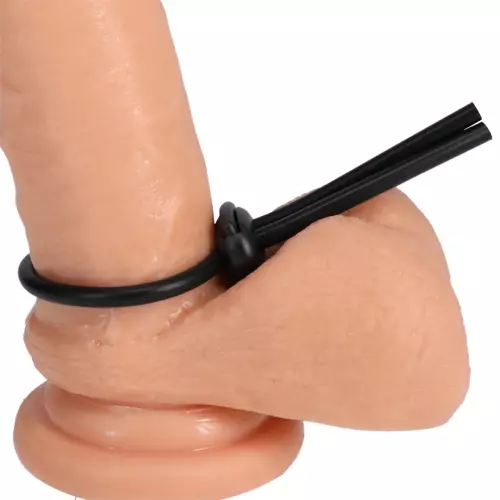 Cockring Lasso Double Schwarz – 4/5