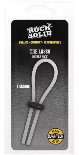 Cockring Lasso Double Weiß – 2/5