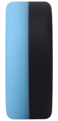 Phosphoreszierender Penisring The Big O 32 mm Schwarz-Himmelblau – 4/6