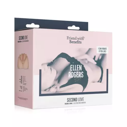 Vibrierender Masturbator Ellen Rogers 2 Öffnungen – 2/7