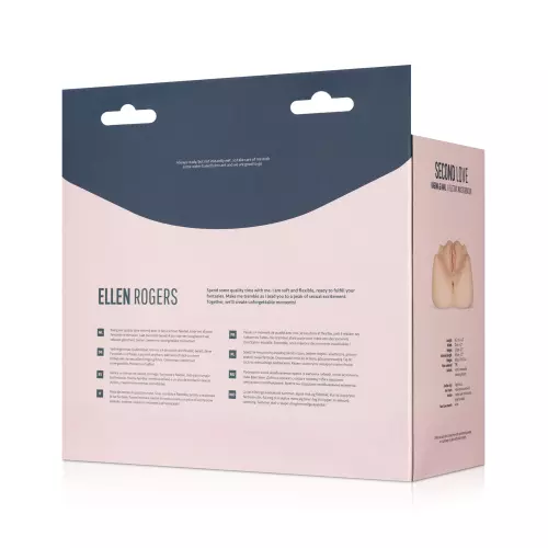 Vibrierender Masturbator Ellen Rogers 2 Öffnungen – 7/7