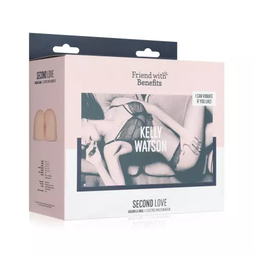 Realistischer Vibrierender Masturbator Kelly Watson 2 Öffnungen – 2/9