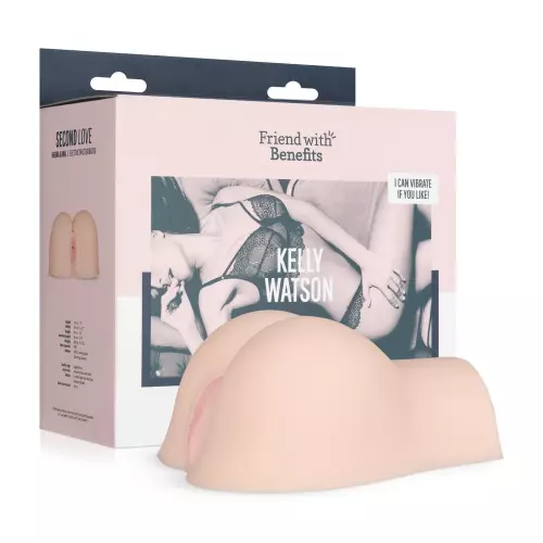 Realistischer Vibrierender Masturbator Kelly Watson 2 Öffnungen – 8/9