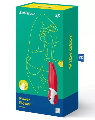 Vibrator Power Flower - 18.5 x 5 cm – 2/7