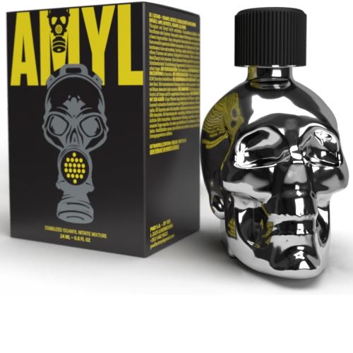 AMYL SILVER SKULL 24ml x100