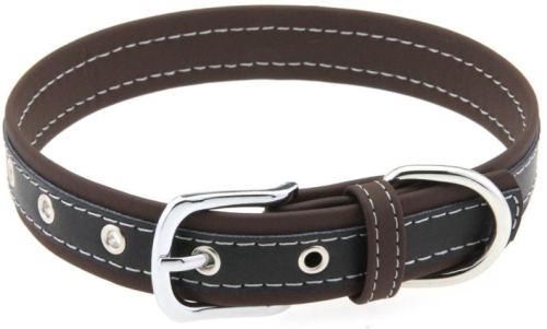 Collier Bicolore Simili Contrasted Marron