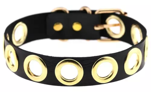 Halsband Cirgoth Schwarz und Vergoldet – 2/4