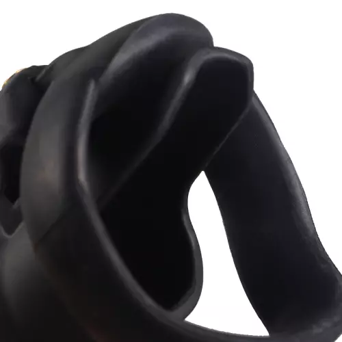 Silikon-Keuschheitskäfig Flexty S 9 x 3,5 cm Schwarz – 5/6