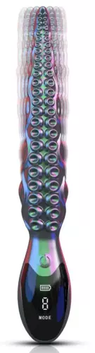 Griffiger vibrierender Dildo Litak 19 x 3,6 cm – 2/4
