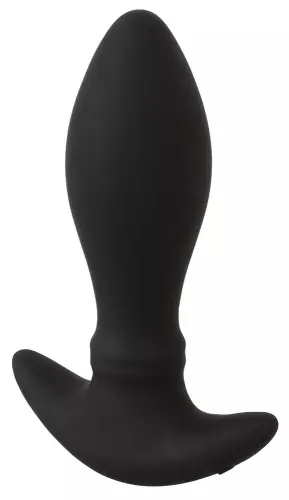 Vibierendes Plug mit beweglichen Ringen Anos 14 x 4,8 cm Schwarz – 3/10