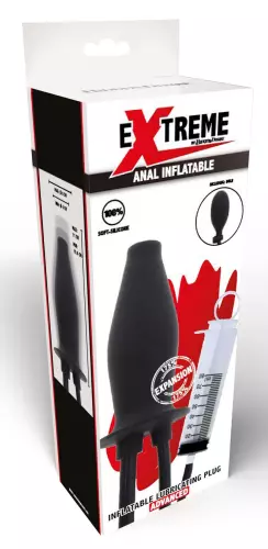 Aufblasbarer Plug Lubinflat Butt 10,5 x 4 cm Schwarz – 2/7