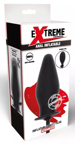 Aufblasbarer Plug Butt Advanced 12 x 4,5 cm Schwarz – 2/7