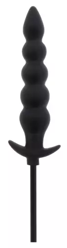 Aufblasbarer Plug Ribbed Advanced 18,5 x 4 cm Schwarz – 5/5