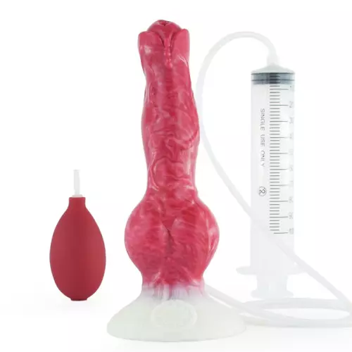 Dildo Ejakulierer Monster Woofix 18 x 6cm Rosa – 1/6