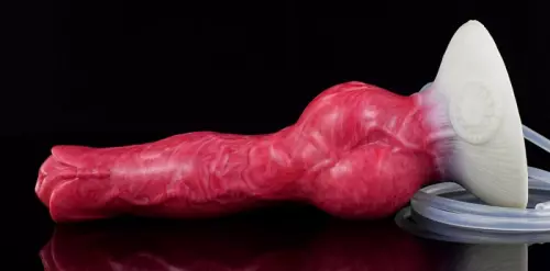Dildo Ejakulierer Monster Woofix 18 x 6cm Rosa – 3/6