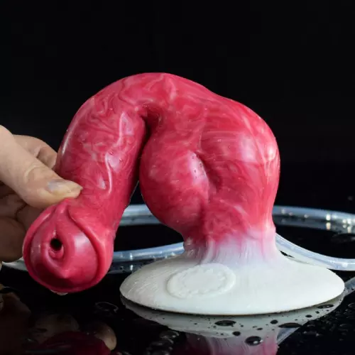 Dildo Ejakulierer Monster Woofix 18 x 6cm Rosa – 6/6