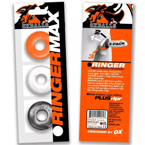 Lot von 3 Cockrings Ringer Max 20 mm Hazard – 3/3