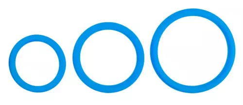 Silikon Cockrings Blau x3 – 1/5
