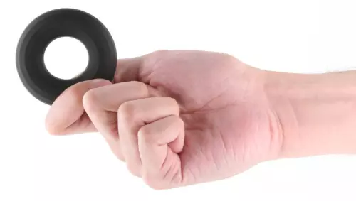 Cockring Stretch Fireman Schwarz – 10/12