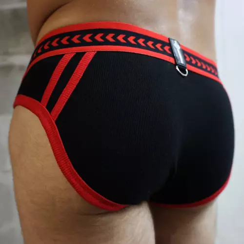 Daddy's Favorite Slip Schwarz-Rot – 2/6
