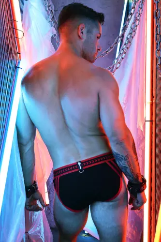 Daddy's Favorite Slip Schwarz-Rot – 6/6