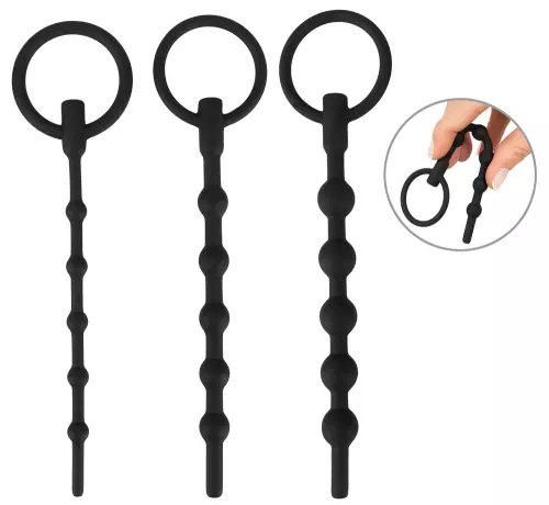 Kit mit 3 Harnröhrentrainings-Stäben 12 cm - Durchmesser 7 bis 12mm – 3/8
