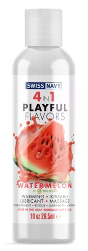 Aromatisiertes Gleitmittel 4-in-1 Playful Flavors Wassermelone 29,5ml – 1/2
