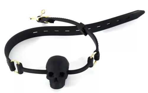 Knebel Totenkopf Skull Schwarz – 2/3