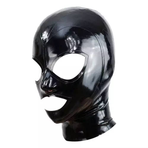 Latex-Haube Texie Schwarz – 1/9