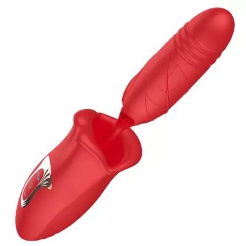 Vibro Stoß und Mund Doble Sens 10,5 x 3,1 cm – 1/4