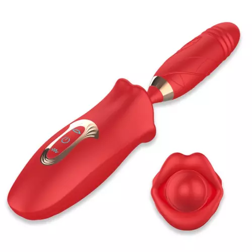 Vibro Stoß und Mund Doble Sens 10,5 x 3,1 cm – 2/4