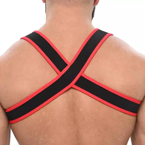 Neopren-Harness Zeus Schwarz-Rot – 2/2