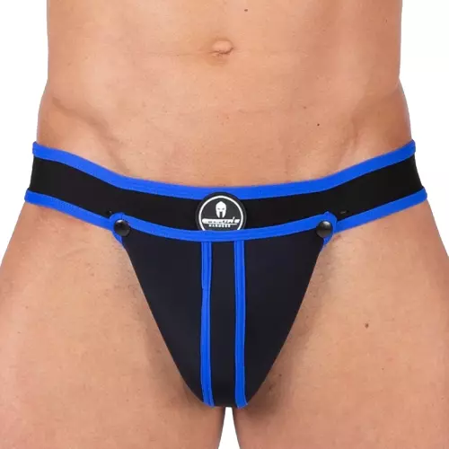Jockstrap Shell Schwarz-Blau – 1/2