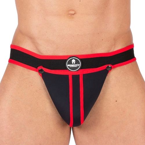 Jockstrap Shell Noir-Rouge