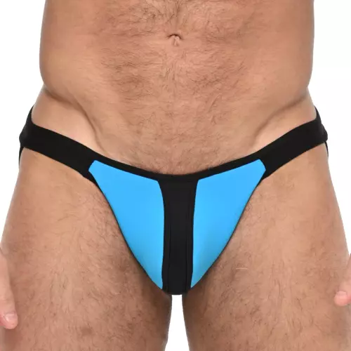 Jockstrap Troy Blau-Schwarz – 1/3