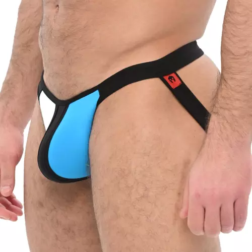 Jockstrap Troy Blau-Schwarz – 3/3