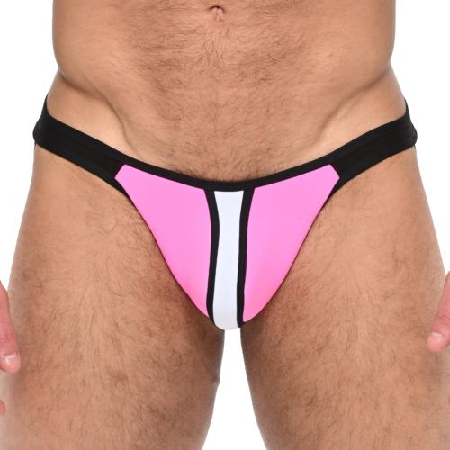 Jockstrap Troy Rose-Noir