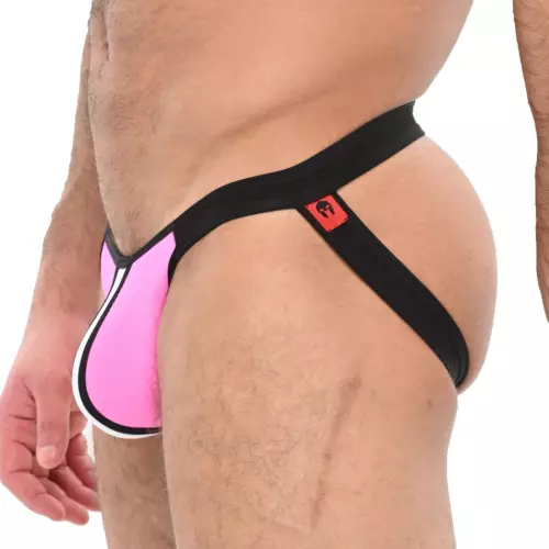 Jockstrap Troy Rosa-Schwarz – 3/3