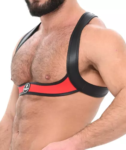 Set Jock und Harness Ulisse Schwarz-Rot – 3/3