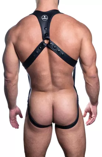 Jock Singlet Dionisio Schwarz-Rot – 2/3