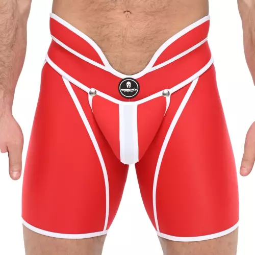 Andromeda Rot Boxershorts Lang – 1/3