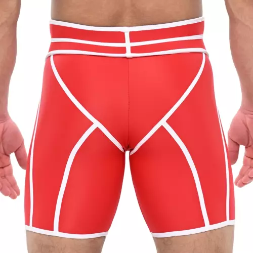 Andromeda Rot Boxershorts Lang – 2/3