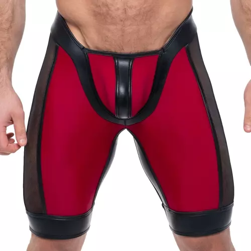 Orfeo Schwarz-Bordeaux Short – 1/3