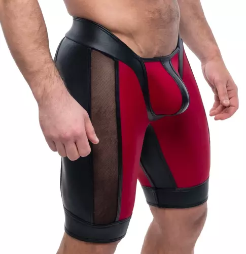 Orfeo Schwarz-Bordeaux Short – 3/3