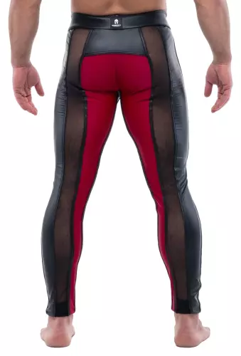 Perseo Schwarz-Bordeaux Hose – 2/3