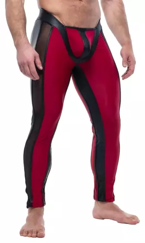 Perseo Schwarz-Bordeaux Hose – 3/3