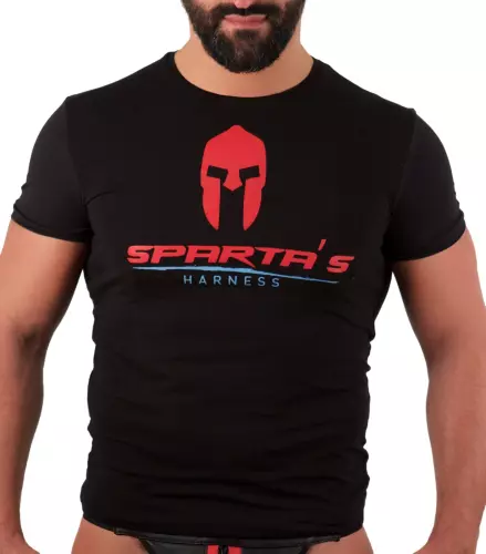 T-Shirt Sparta's Harness Schwarz – 1/2