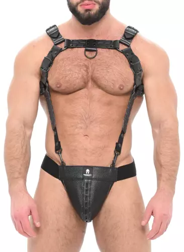 Set Jock und Harness Katerpillar Schwarz – 1/3